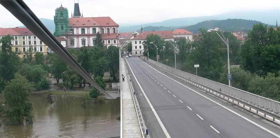 Ukončení uzavírky Tyršova mostu v Litoměřicích